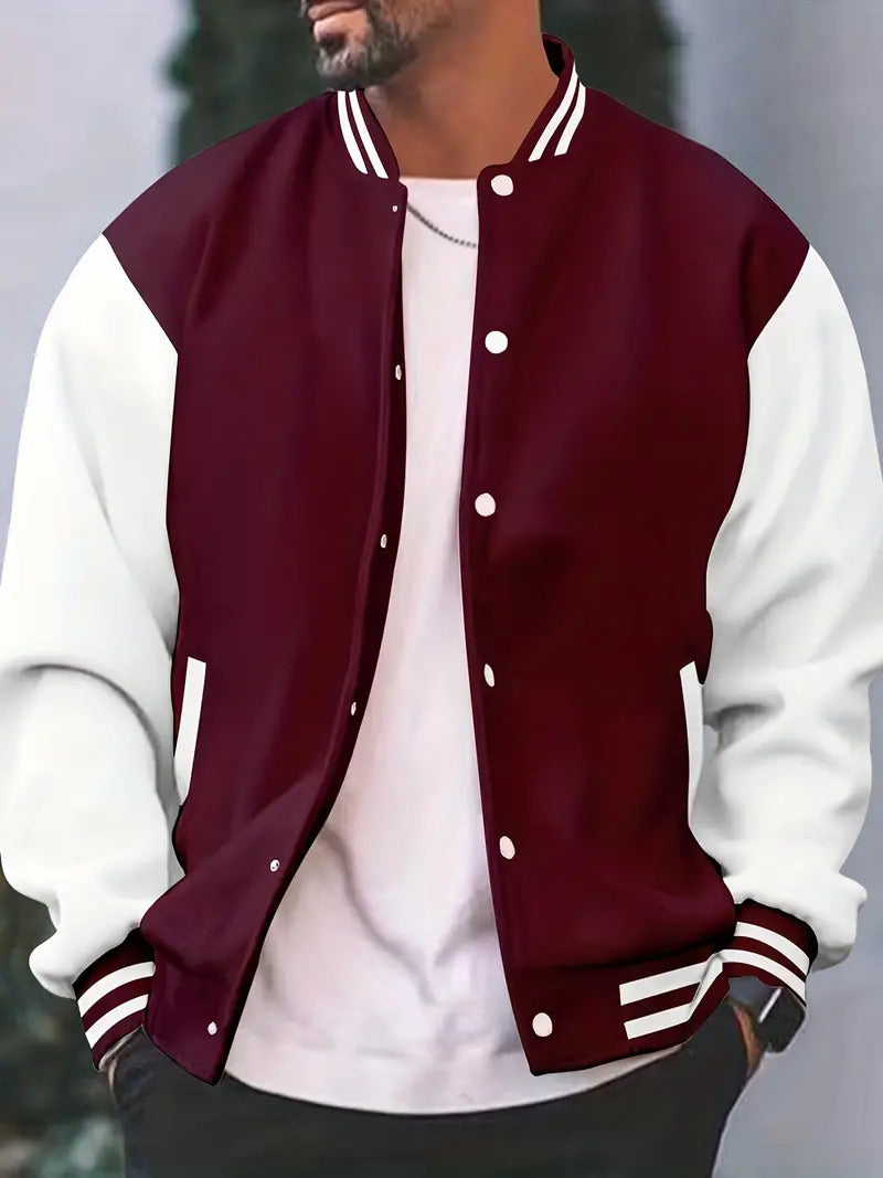 Elliot | men's retro varsity jacket