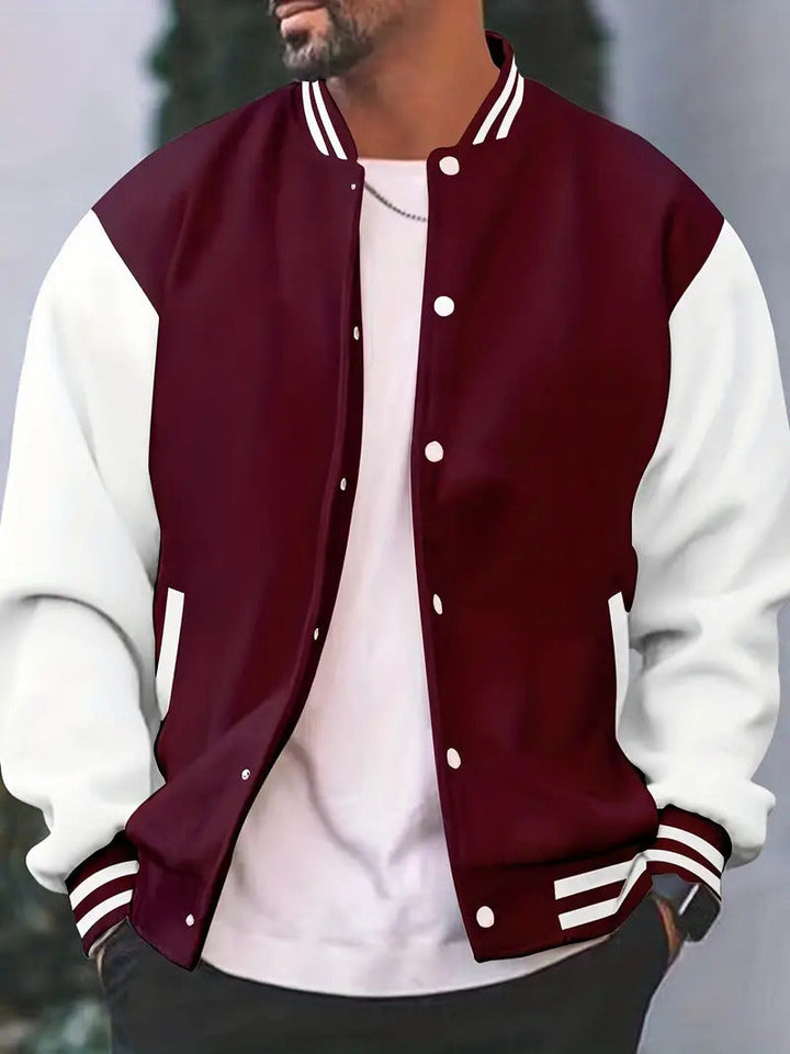 Elliot | men's retro varsity jacket